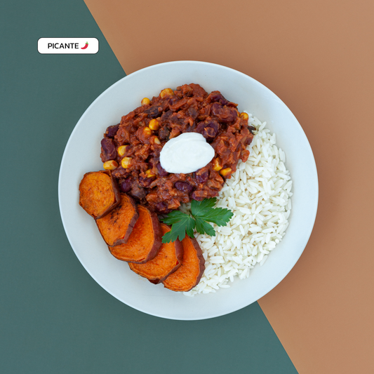 2-Beans Chilli with Seitan