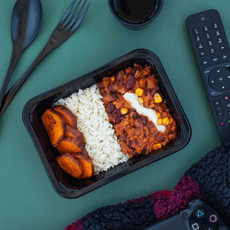 Chili de 2 Feijões com Seitan - PLANTZ | Comida Plant-Based | Refeições prontas ultracongeladas