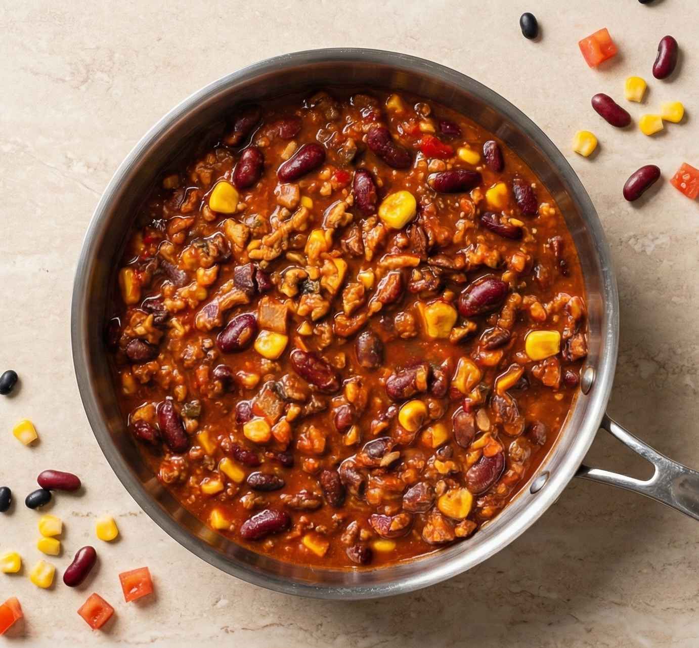 Base Chili 2 Feijões c/ Seitan