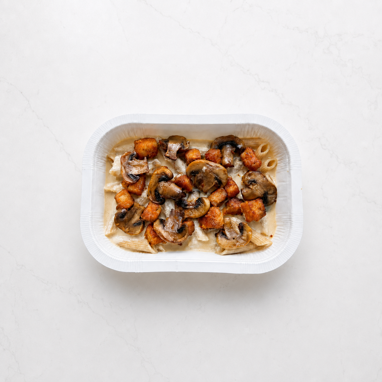 Penne à Carbonara Plantz na embalagem
